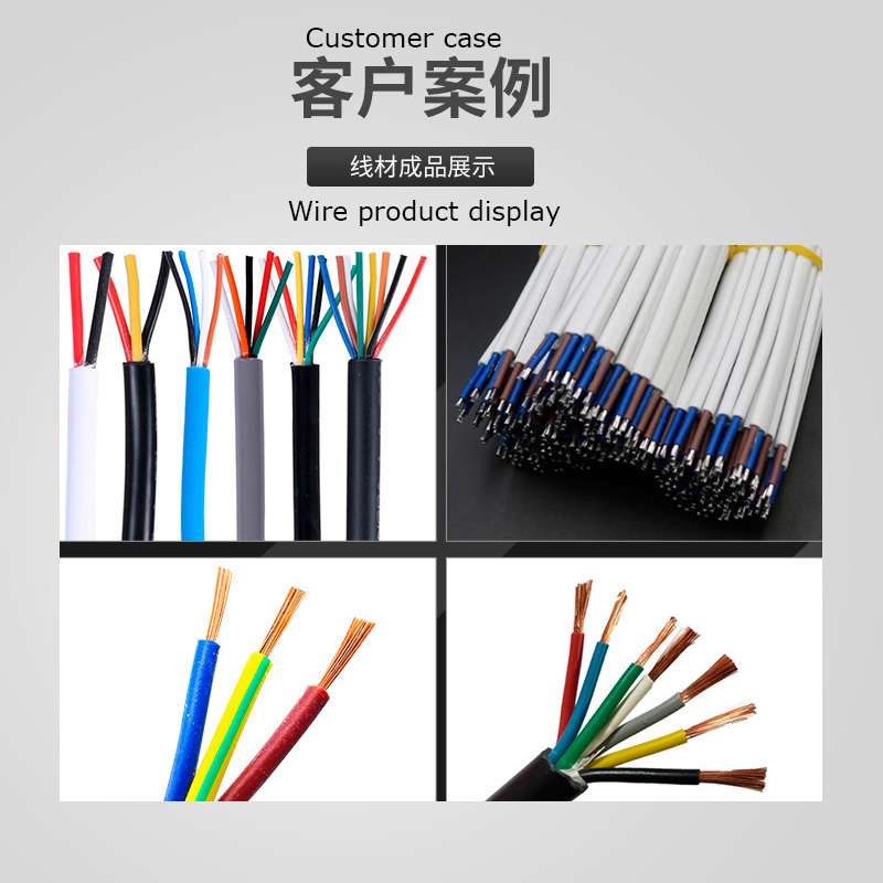 Semiautomatic Core Shell Pneumatic Sheathing Wire Stripping Machine 3f